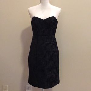 Lotus Grace Strapless sweetheart Denim Dress